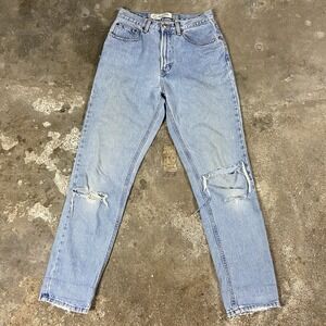 Vintage Gap Jeans Women's Size 8 Blue Denim Light Wash Classic Fit‎ Distressed